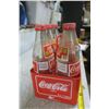 Image 2 : 6 Vintage 1L Coca-Cola Bottles in Plastic Coca-Cola Carry Case