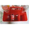 Image 3 : 6 Vintage 1L Coca-Cola Bottles in Plastic Coca-Cola Carry Case