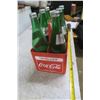 Image 2 : 6 Vintage 750ml Diet 7-Up Bottles in Plastic Coca-Cola Carry Case