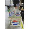 Image 2 : 6 Vintage 750ml Diet Pepsi Bottles in Plastic Diet Pepsi Carry Case