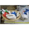 Image 1 : Basket of Cleaning Products