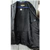 Image 3 : “Group 5” Canadian Men’s Black Leather Coat, Size Large