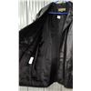 Image 4 : “Group 5” Canadian Men’s Black Leather Coat, Size Large