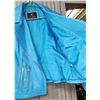 Image 4 : “New Trend” Medium Turquoise Leather Ladies Coat