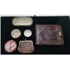 Image 1 : 4 Vintage Containers, 2 Leather Wallets