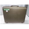 Image 9 : “Samsonite” Hard Sided Suitcase – grey-brown 20x16x6 inch + 4 Brass, 1 From Israel
