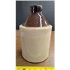 Image 2 : 1Gal Stoneware Jug odd 2.5" top - Nice Condition