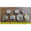 Image 3 : (8) Parts Watches; Mark 1 25 Jewels, Basic, 17 Jewel Maple, Spendid 17 Jewels, Kayson 25 Jewels Swis