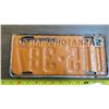 Image 2 : 1950 Saskatchewan License Plate