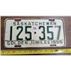 Image 1 : 1955 Saskatchewan License Plate