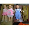 Image 1 : 3 vintage dolls and Teddy bear