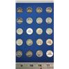 Image 4 : Canadian Nickel Collection 1961 to 2015 Complete. 58-coin set. Coins grade EF to BU. Housed in a Whi