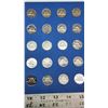 Image 5 : Canadian Nickel Collection 1961 to 2015 Complete. 58-coin set. Coins grade EF to BU. Housed in a Whi