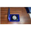 1975 Specimen Voyageur Dollar. Housed in its original blue case of issue.