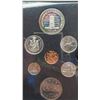 Image 2 : 1977 Double Dollar Specimen Set. 7-coin set includes Silver Dollar that commemorates the 25th Annive