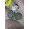 Image 3 : Canada silver 5¢ coins
