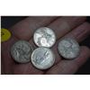Image 2 : Four silver Canada quarters