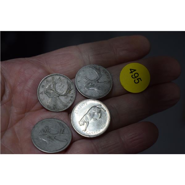 Four Silver Canada Quarters Schmalz Auctions four-silver-canada-quarters-schmalz-auctions