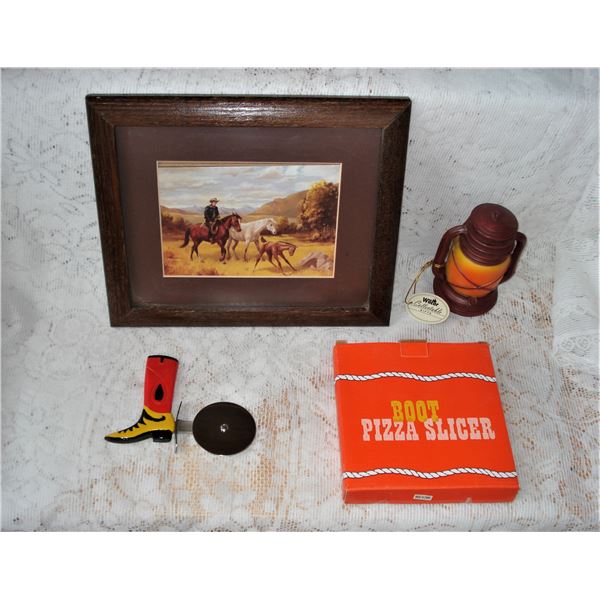 Horse Picture  New antern bank New boot pizza cutter