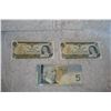 Image 1 : Pair $1.00 bills and $5.00 bill