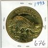 Image 1 : 1993 Triceratops 100 Million B.C. Coin