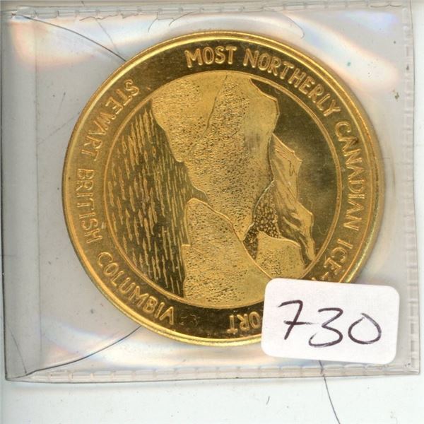 1980 Stewart, B.C Diamond Jubilee Golden Anniversary Coin