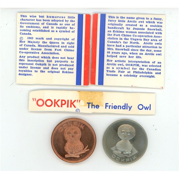 Ookpik The Friendly Owl Coin Set