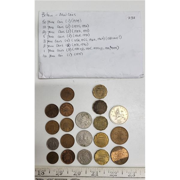 Set of Britain Coins - new