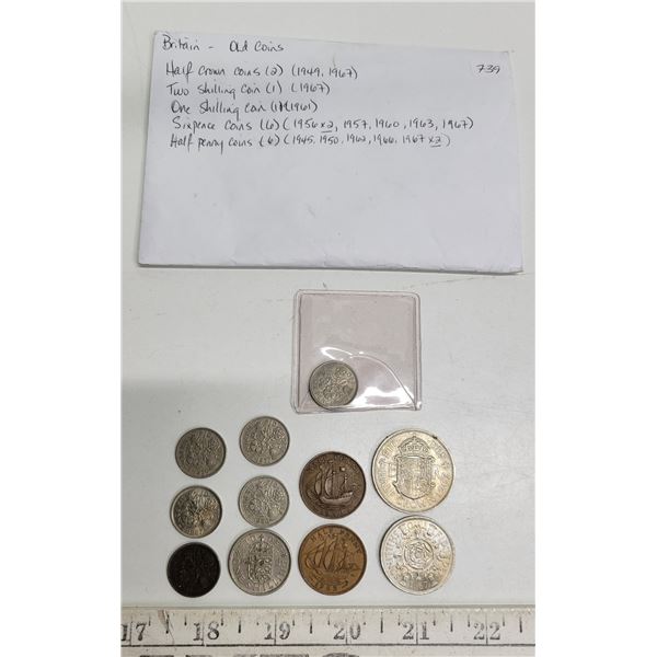 Set of Britain Coins - old