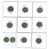 Image 1 : Lot of 5 Pence Coins, Various Years 1990-'02