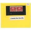 Image 1 : Canada war tax 25 cent stamps