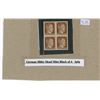 Image 1 : German Hitler head stamps, block of 4 - 3 pfg, mint