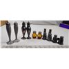 Image 1 : 6 Sets of Various Pewter/Metal S&P Shakers