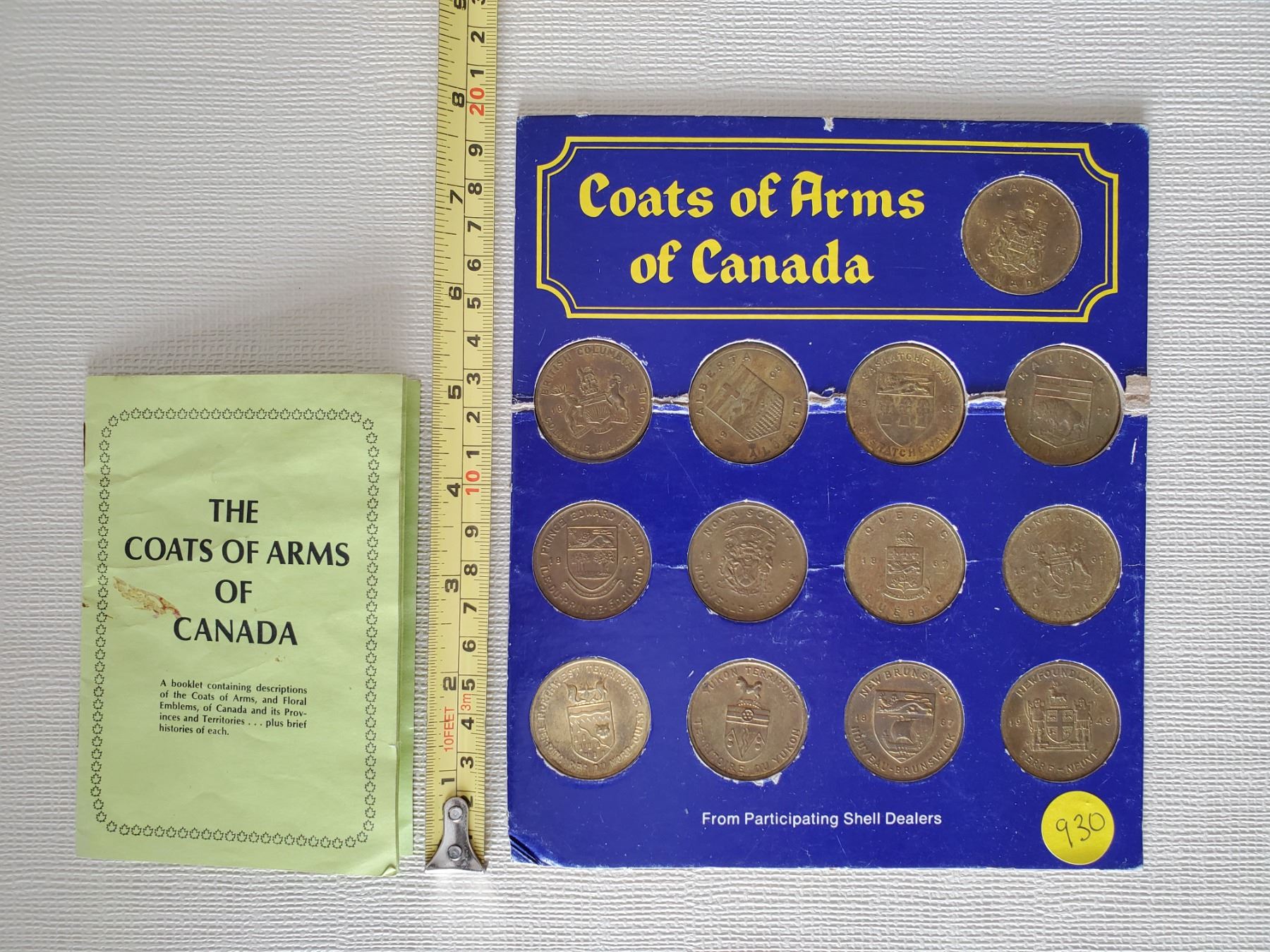 Shell Oil Canadian Coats of Arms Collector Coins - Schmalz Auctions