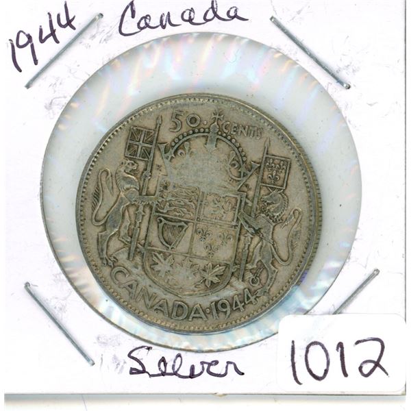 1944 Canada silver 50 cents