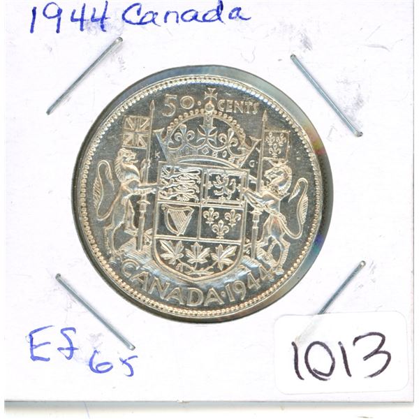 1944 Canada silver 50 cents