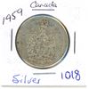 Image 1 : 1959 Canada silver 50 cents