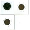 Image 2 : 1859 large cent, two 1928 canada one cent