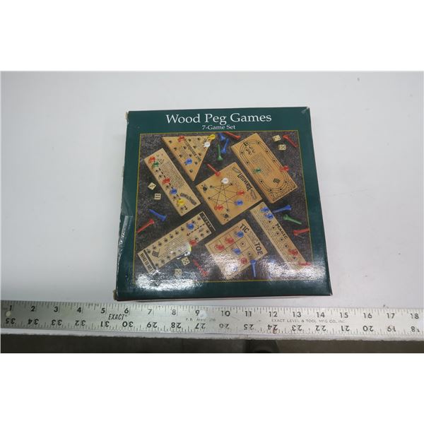 Wood Peg Game Set
