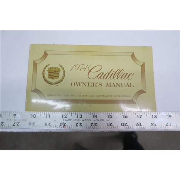 1974 Cadillac Owners Manual