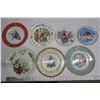 Image 1 : Lot of 7 Decorative Christmas Plates