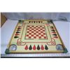 Image 1 : Carrom Game Board - Chess, Crokinoles, Etc. - missing game pieces and crokinole pegs