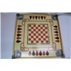 Image 2 : Carrom Game Board - Chess, Crokinoles, Etc. - missing game pieces and crokinole pegs
