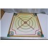 Image 3 : Carrom Game Board - Chess, Crokinoles, Etc. - missing game pieces and crokinole pegs