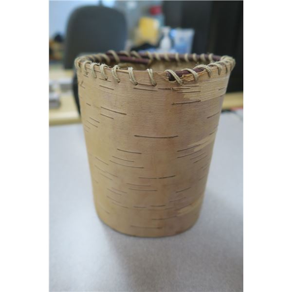 birch bark basket