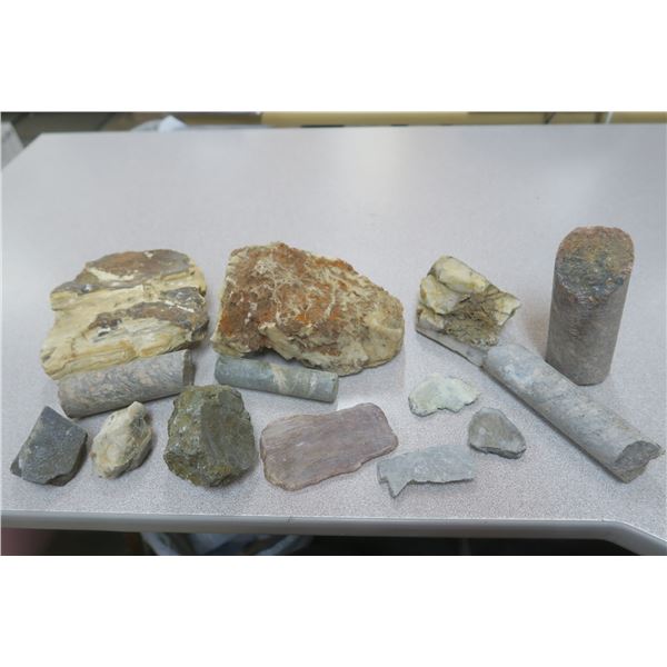 lot of rock samples