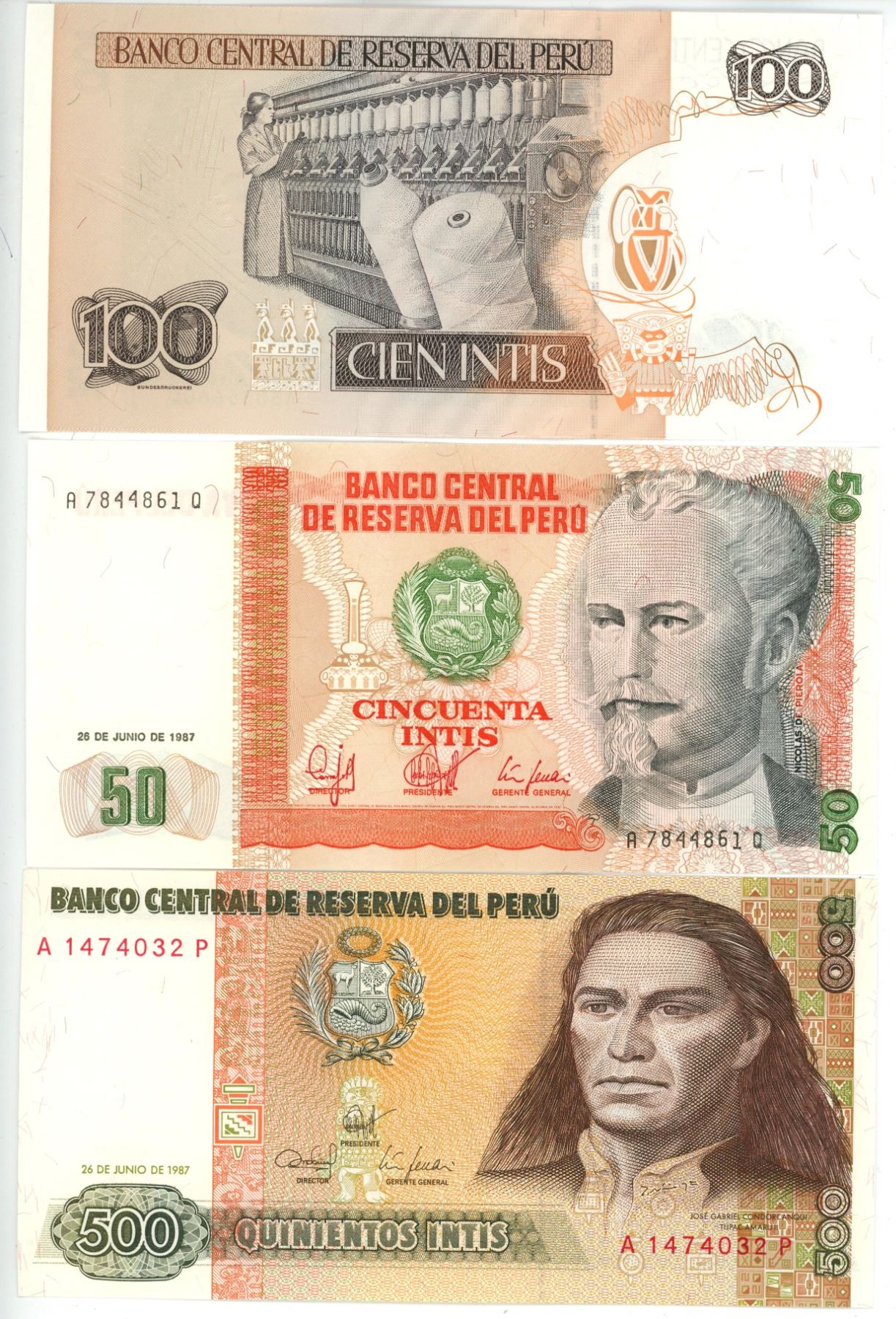 Peruvian Notes 2 Bank notes from Peru - Schmalz Auctions