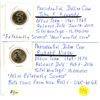 Image 1 : Lot of 2 US Presidential dollar coins - John F. Kennedy & Richard Nixon - both from new rolls UNC