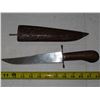 Image 3 : Knife in engraved wooden case - (India)
