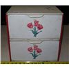 Image 1 : Rose bread box (Red & White)